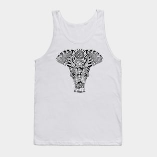 Hmoob Tribal Elephant (Light Colored Tee) Tank Top